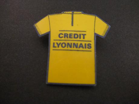Tour de France gele trui sponsor Credit Lyonnais